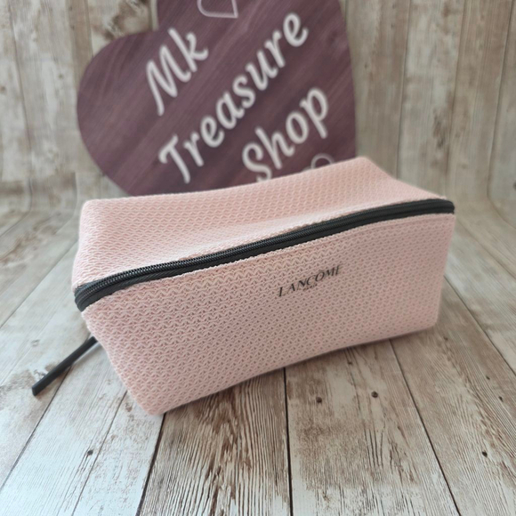 Lancome Cosmetic Bag Pink Travel Case - Picture 1 of 5